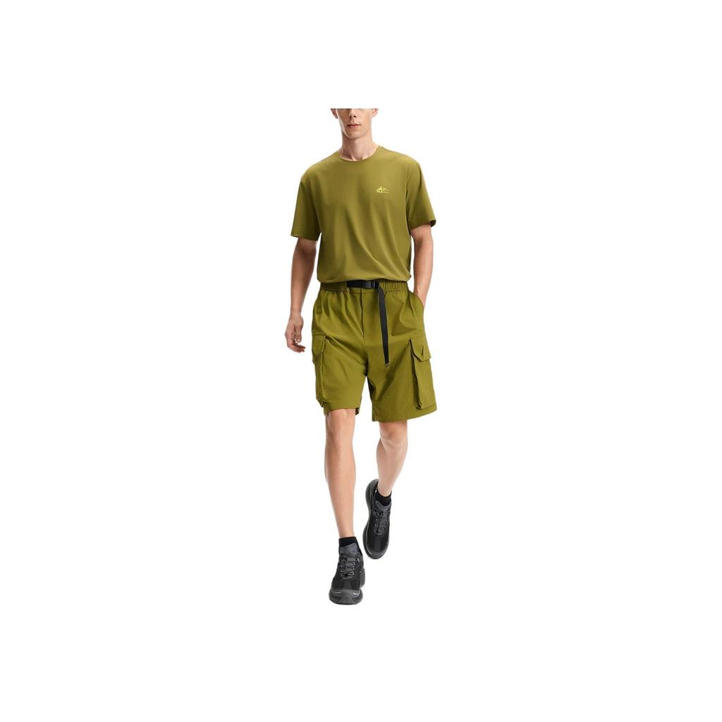 New FILA Fitness Series Cargo Shorts Men's Dark Army Green A51M521802F-DG