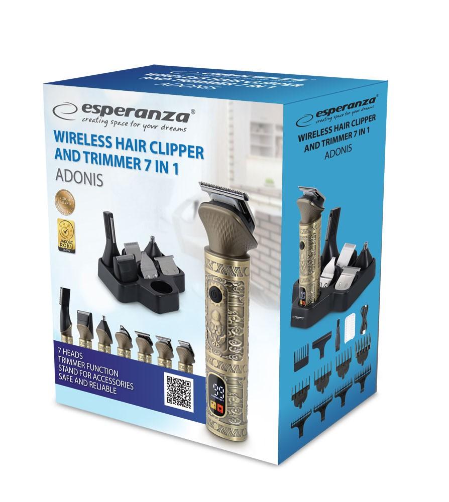 Cordless Hair Clipper ADONIS 7-in-1