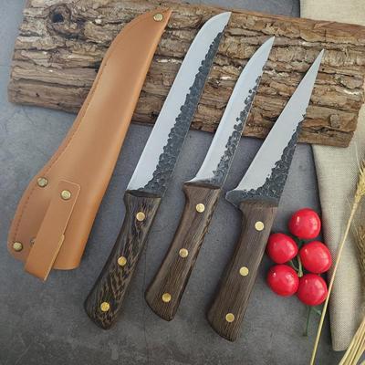 Stainless Steel Boning Knife Kitchen Chef Knife Fillet Knife Meat Cleaver Cutter Tool