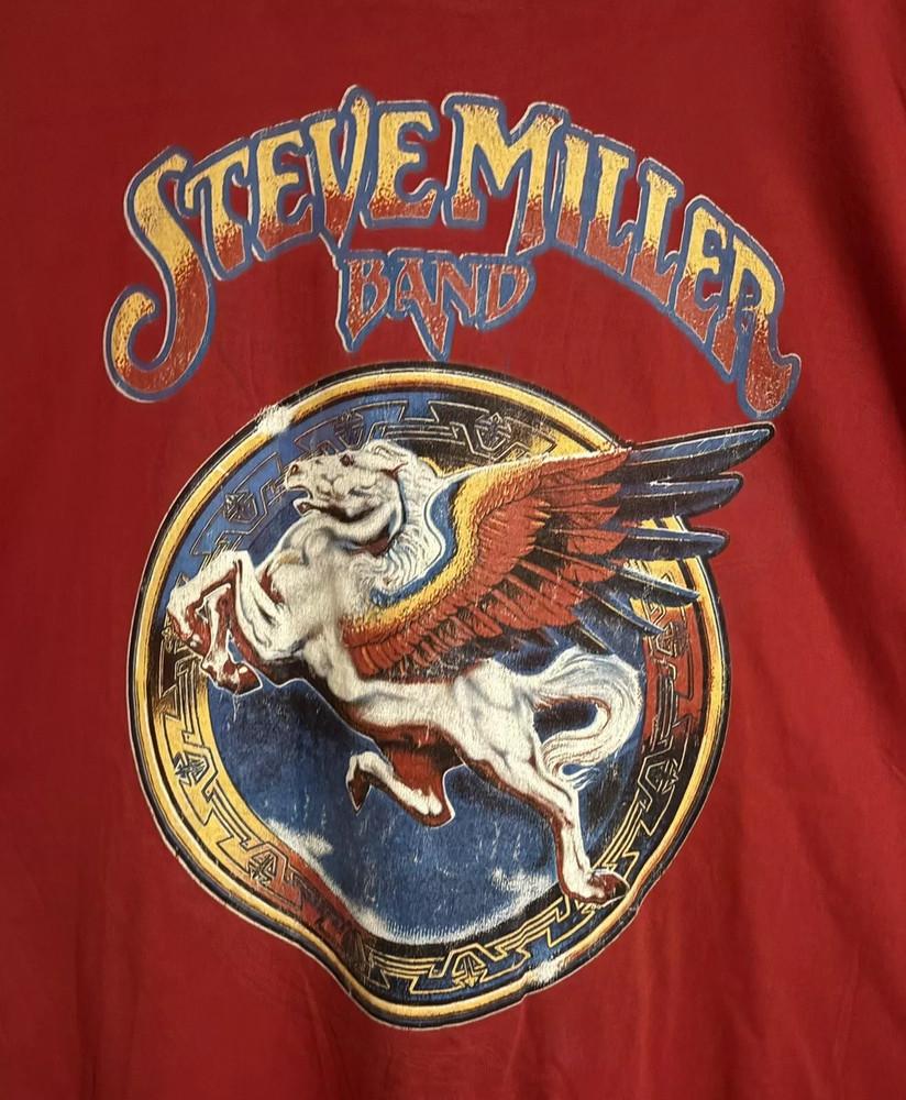 Steve Miller Band Red Short Sleeve T Shirt Full Size S-5XL Unisex T-Shirt XXL