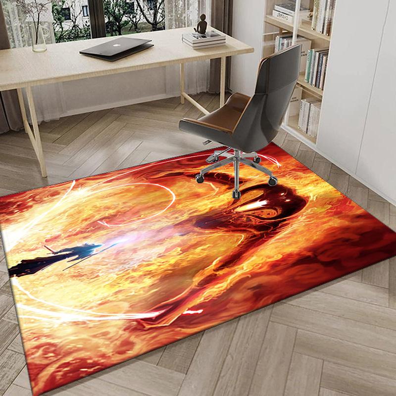 Middle-earth Map Adventure The Lord Carpet, Chair Rug,Rug for Office Bedroom Living Rooms, Doormat Decor Fan Gift Christmas Gift