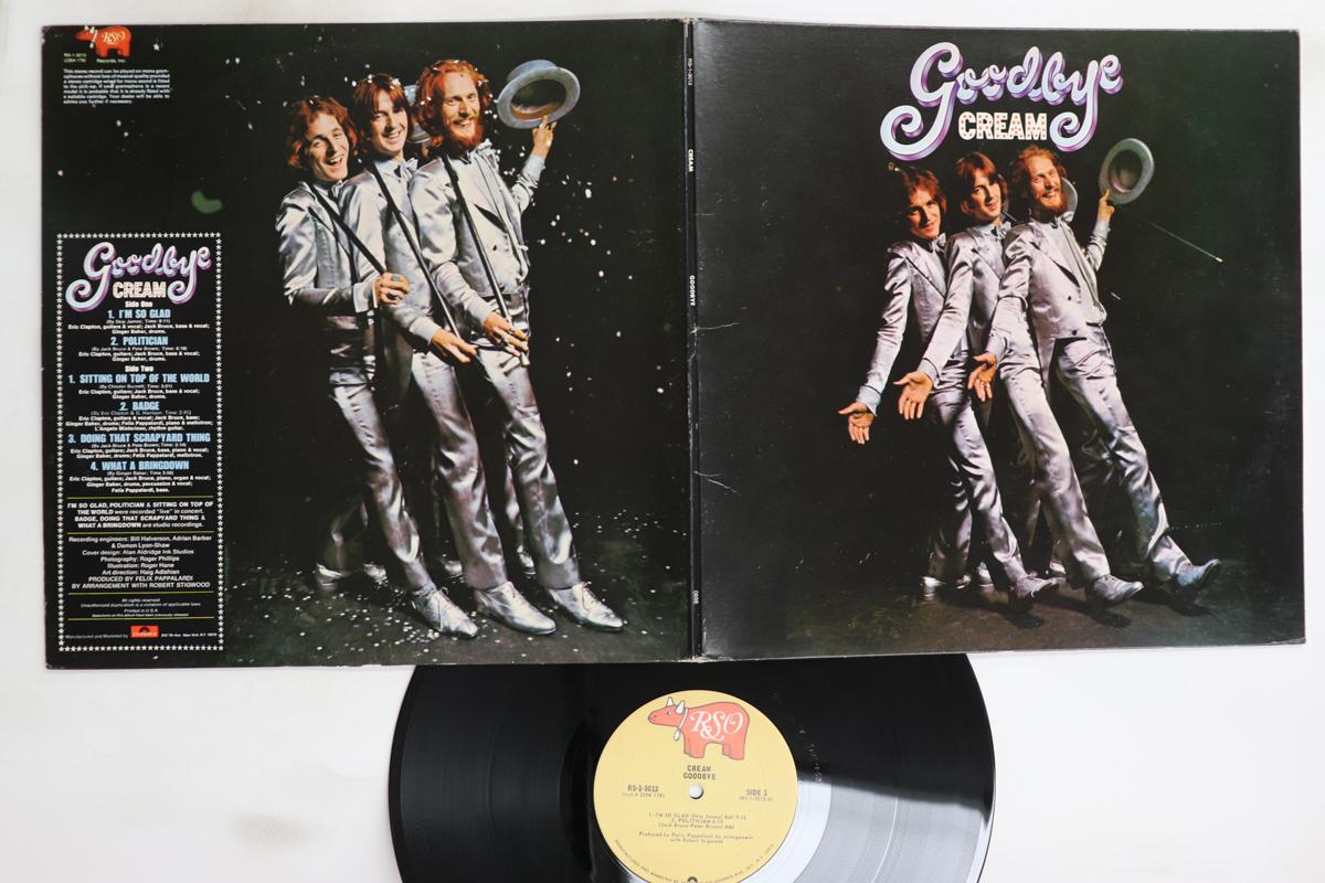 

LP Record CREAM - Goodbye RS13013 RSO 1977 US Rock Used
