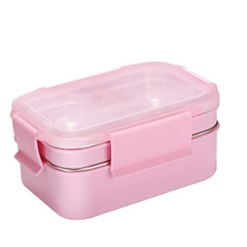 Jinlan Chun 304 Stainless Steel Double-Layer Insulated Lunch Box