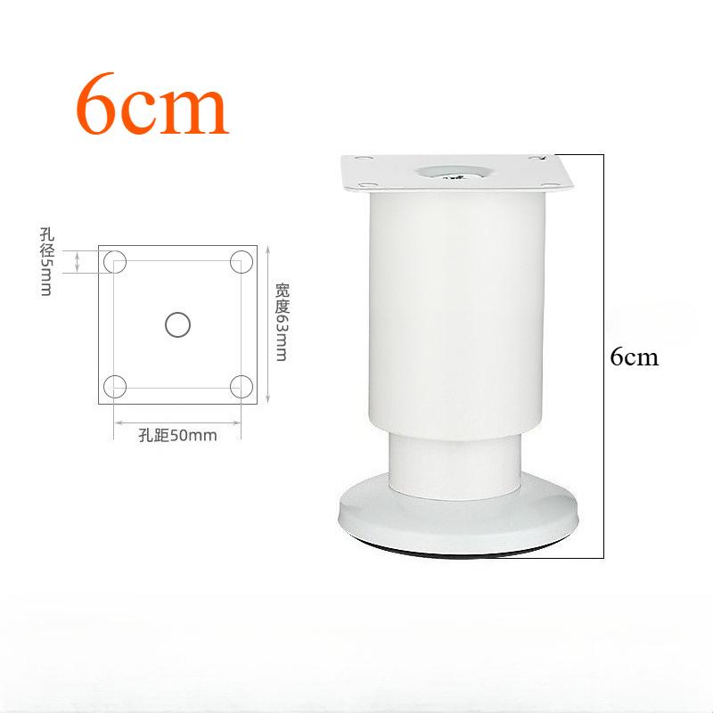 4pack Stainless Steel Furniture Support Legs, Adjustable Sofa Feet, Bed Legs, Table DIY Heightening Load-Bearing Accessories