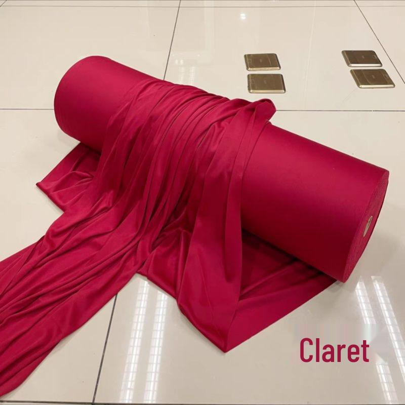 Burgundy Wedding Stair Handrail Drapes with Pull Flower Banners