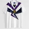 1994-1996 Skotland Udebanetrøje Hvid Fodboldtrøje Unisex Retro Fodboldtrøje Voksne Sportstøj