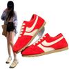 Red German training shoes women's new spring women's shoes flat-soled retro casual board shoes sports Forrest Gump shoes