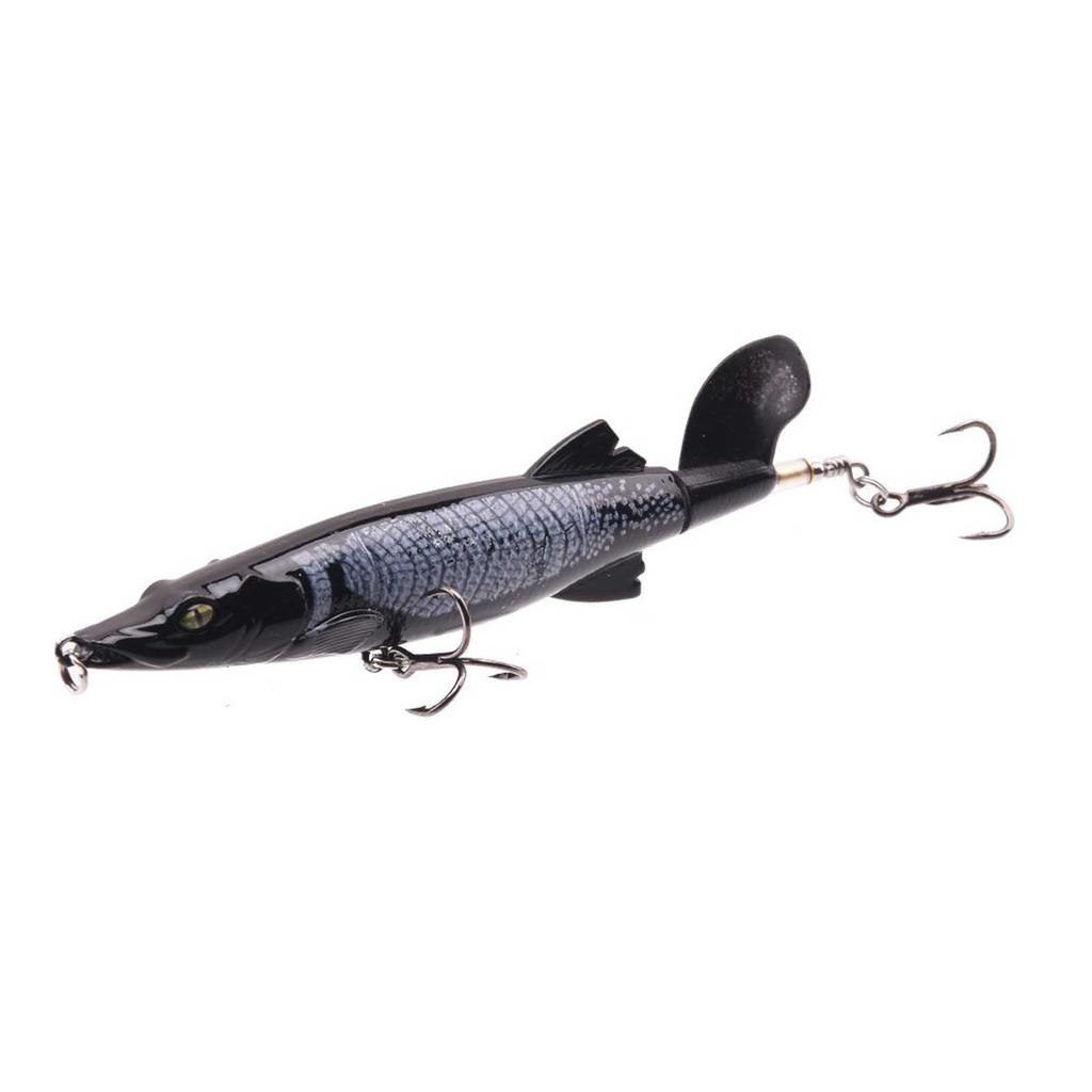 Angeln Für Barsch, Barsch Whopper Plopping Barsch Mit Schwimmendem Rotierendem Schwanz Für Barsch Forelle, Barsch Oberflächenköder Für Salzwasser
