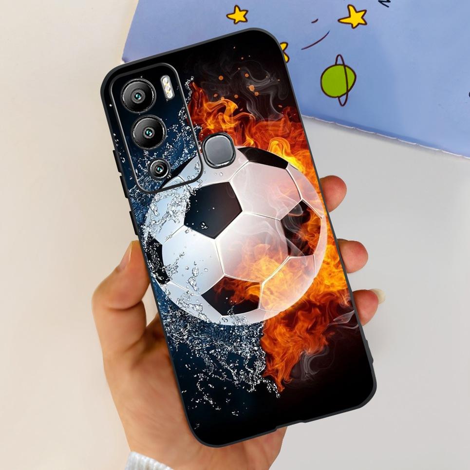 

Для Infinix Hot 12i Hot 12 Play NFC Чехол Модный Цветочный Расписной Мягкий Силиконовый Чехол для Телефона Для Infinix Hot12 12 Pro Fundas Etui Infinix Hot 12