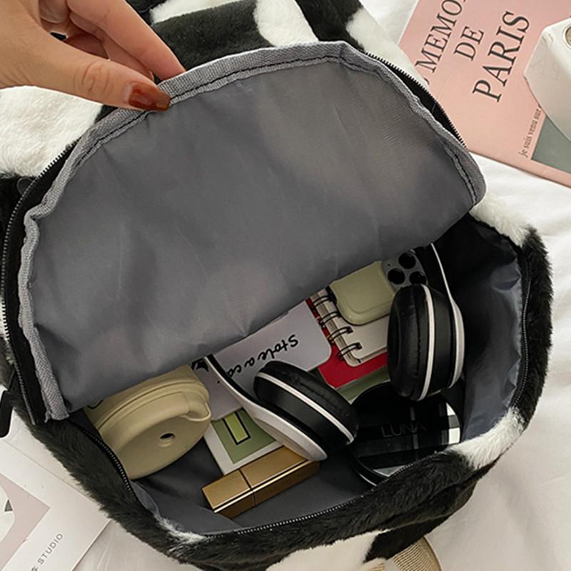 Hjertetrykk plysj ryggsekk for jenter søt vinter skolesekker barn skolesekker barn gave bok bag