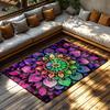 Bohemian Area Rug Washable Non Slip Living Room Carpet Modern Abstract Pattern Home Decor Floor Mat Bedroom Rug Gift