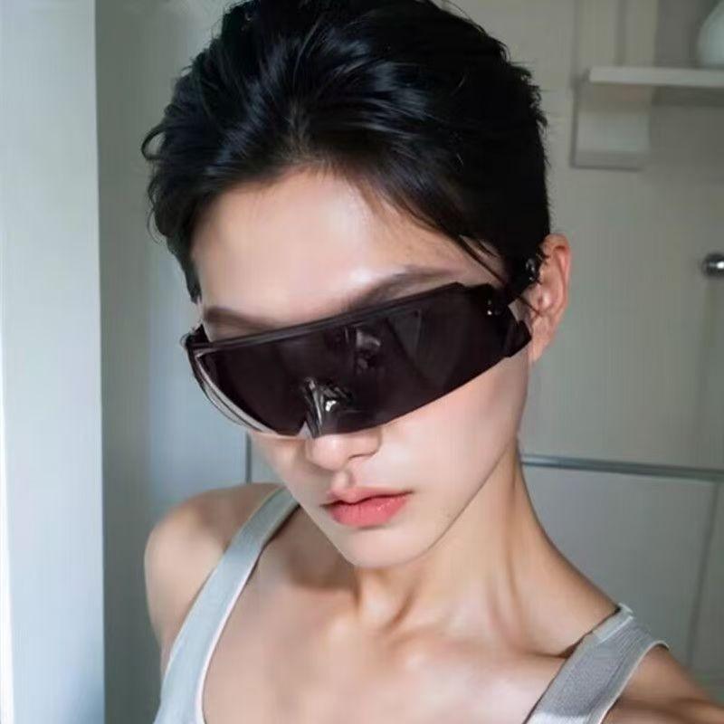 Fahrradbrille mit großem Rahmen für Herren und Damen, Outdoor-Bergsteigen, Marathonlauf, Augenschutz, Sportsonnenbrille, farbige Sonnenbrille