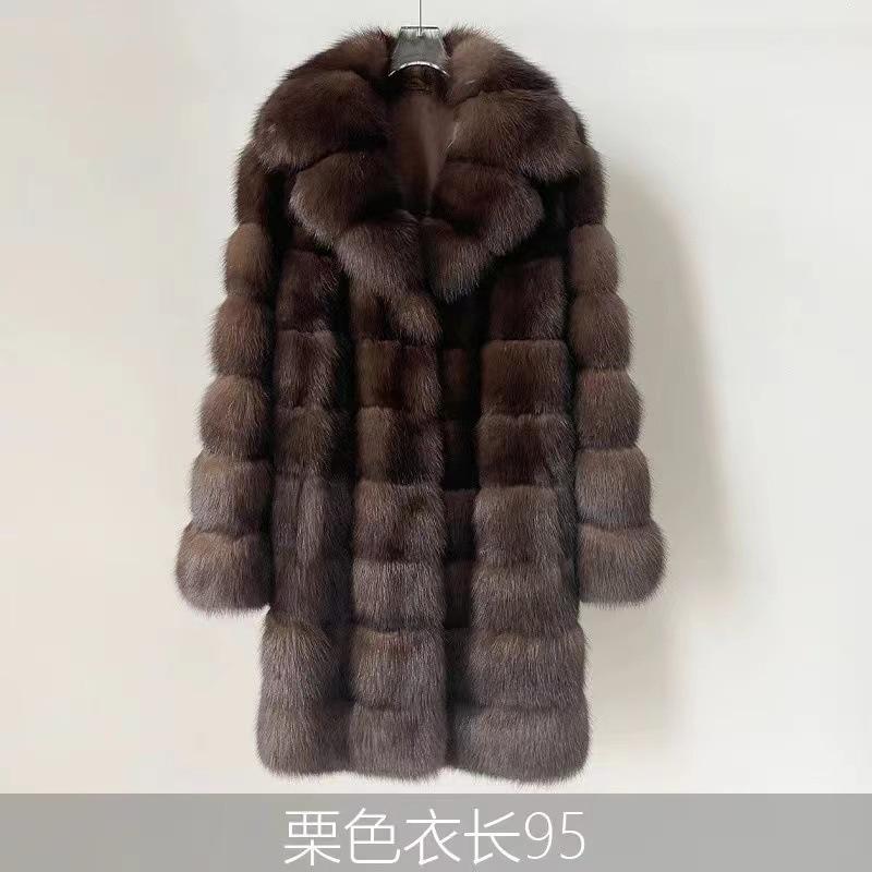New sable young fashion spring new short environmentally friendly fur fur coat women's thermal coat