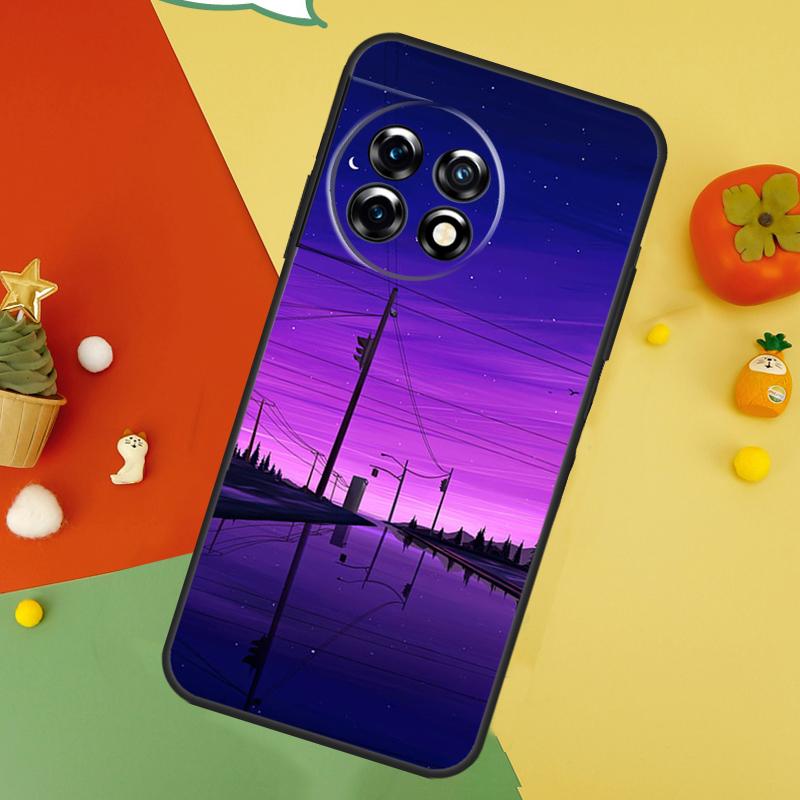 Étui esthétique violet pour OnePlus Nord 5 CE 2 3 4 Lite N20 N30 OnePlus 15 13 12 11 10 10T 12R 13T 13R Coque