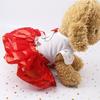 Spring And Summer Dog Dress Pet Fluffy Fruit Skirt Size Dog Dress Supplies Pet Clothing