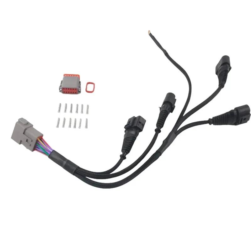 Car Ignition Connector Wire Harness Compatible-for TT A4 1.8T Turbocharged 034-701-0004 06B998018T NP-18WHKIT 0347010004