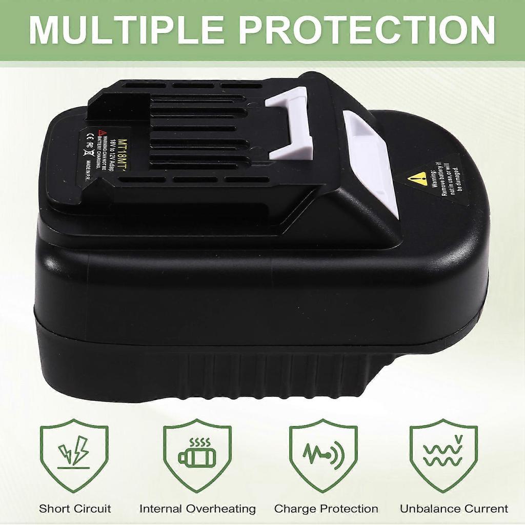 Adapter for Makita 18V To 12V Battery Convert To for Makita 12V Cordless Power Tool BL1016 BL1021B