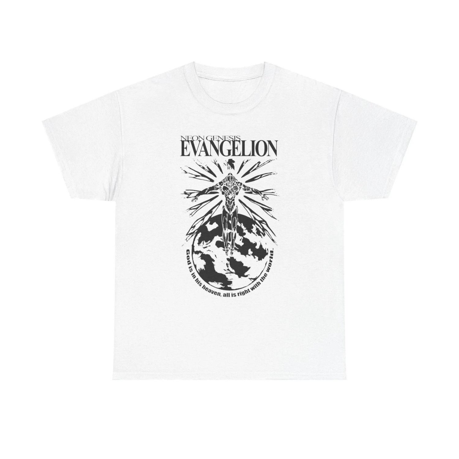 

2026 Fashion Evangelion Eva Unit-01 Shirt Anime Graphic T-Shirt Unisex Evangelion High Quality Parent-child T-Shirt All-Season XXXXXL чорний