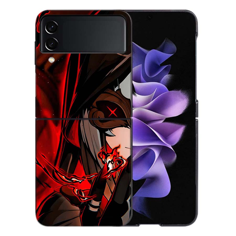 Arlecchino Genshin Impact Coque For Samsung Z Flip7 6 Galaxy Case Shockproof Z Flip5 Z Flip3 4 5G Hard Cover Phone TPU PC Hard