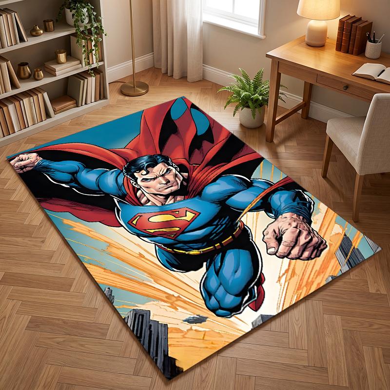 Superman (19) Office Carpets Suitable for Living Rooms Bedrooms Offices and Kitchens a Gift for Modern Home Decor