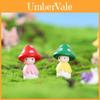 Colorful Resin Mushroom Figurine For Diy Fairy Gardens And Succulent Terrariums