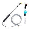 Electric Garden Sprayer 3 Nozzles USB Rechargeable Lightweight Plastic for Adjustable Water Sprayer Garden Irrigation