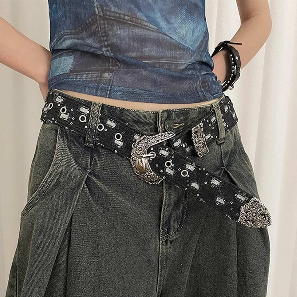 Y2K Punk Belt Personalized Waist Chain Jeans Pants Decor Waistband