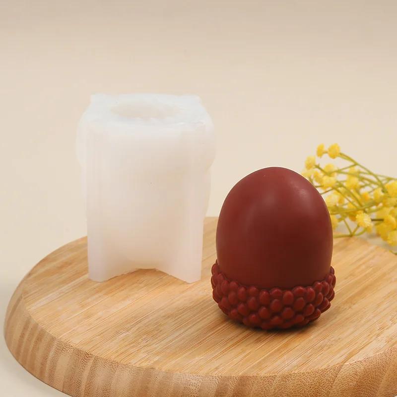Neue Große Kiefernzapfen Silikon Kerzenform 3D Pinienkern Schokolade Back Kuchenform DIY Handwerk Gips Seife Harzform Weihnachtsgeschenk
