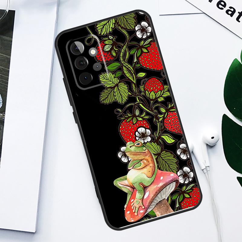 

Hippie Mushroom Frog shrooms For Samsung Galaxy A34 A54 A14 A55 A35 A15 A53 A33 A13 A05 A06 A16 A22 A32 A52 Phone Case Samsung A35