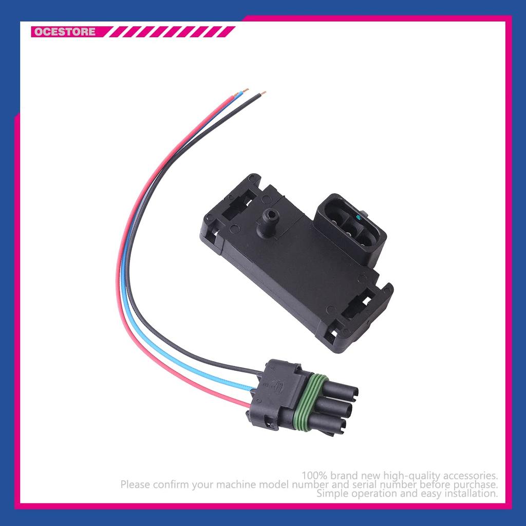 OCESTORE 3Bar 85107279 Manifold Absolute Pressure Map Sensor 3 Bar 12219935 Connector Pigtail Plug Wire 12223861 Compatible with Tahoe Yukon Malibu