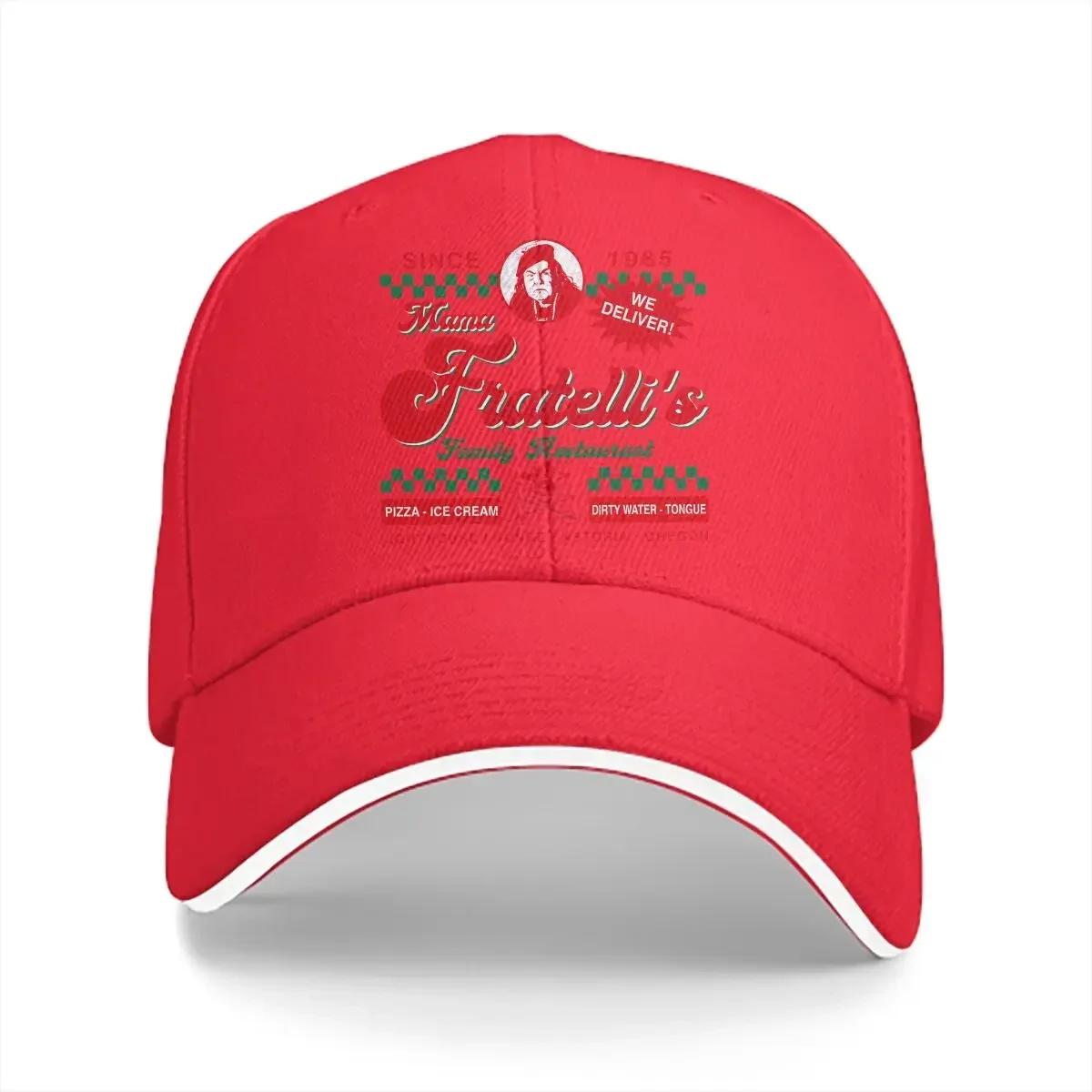 Washed Unisexs Baseball Cap Mama Fratellis Restaurant Trucker Snapback Caps Dad Hat The Goonies Movie Golf Hats One Size