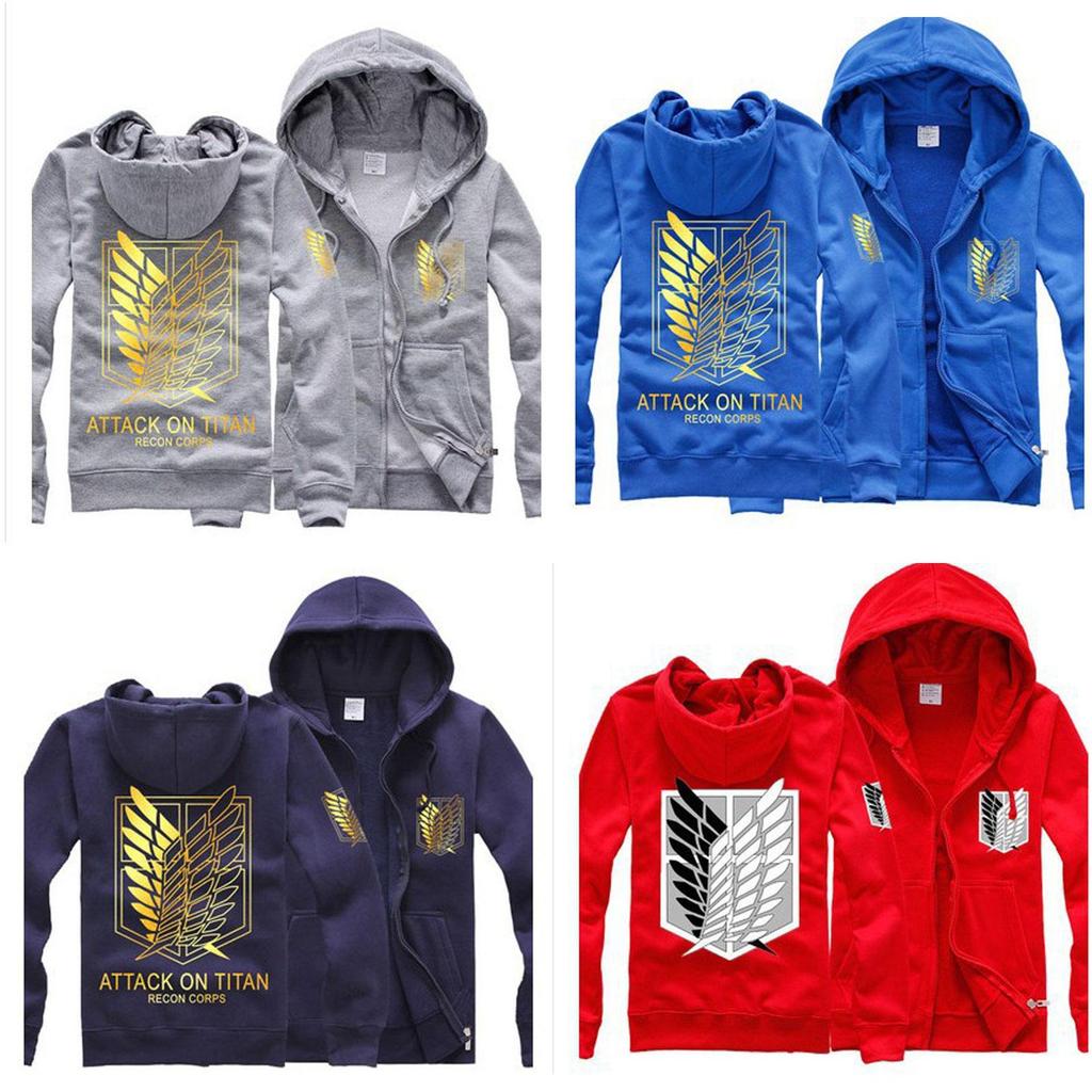 Premium Quality Anime Attack On Titan Men's Fit Hoodie Coat Perfect For Any Occasion