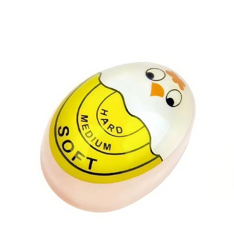 Kitchen Boiled Egg Timer Cartoon Boiled Chick Egg Timer Sensitive Color Change for Hard Soft Boiled Eggs Home Kitchen Tools