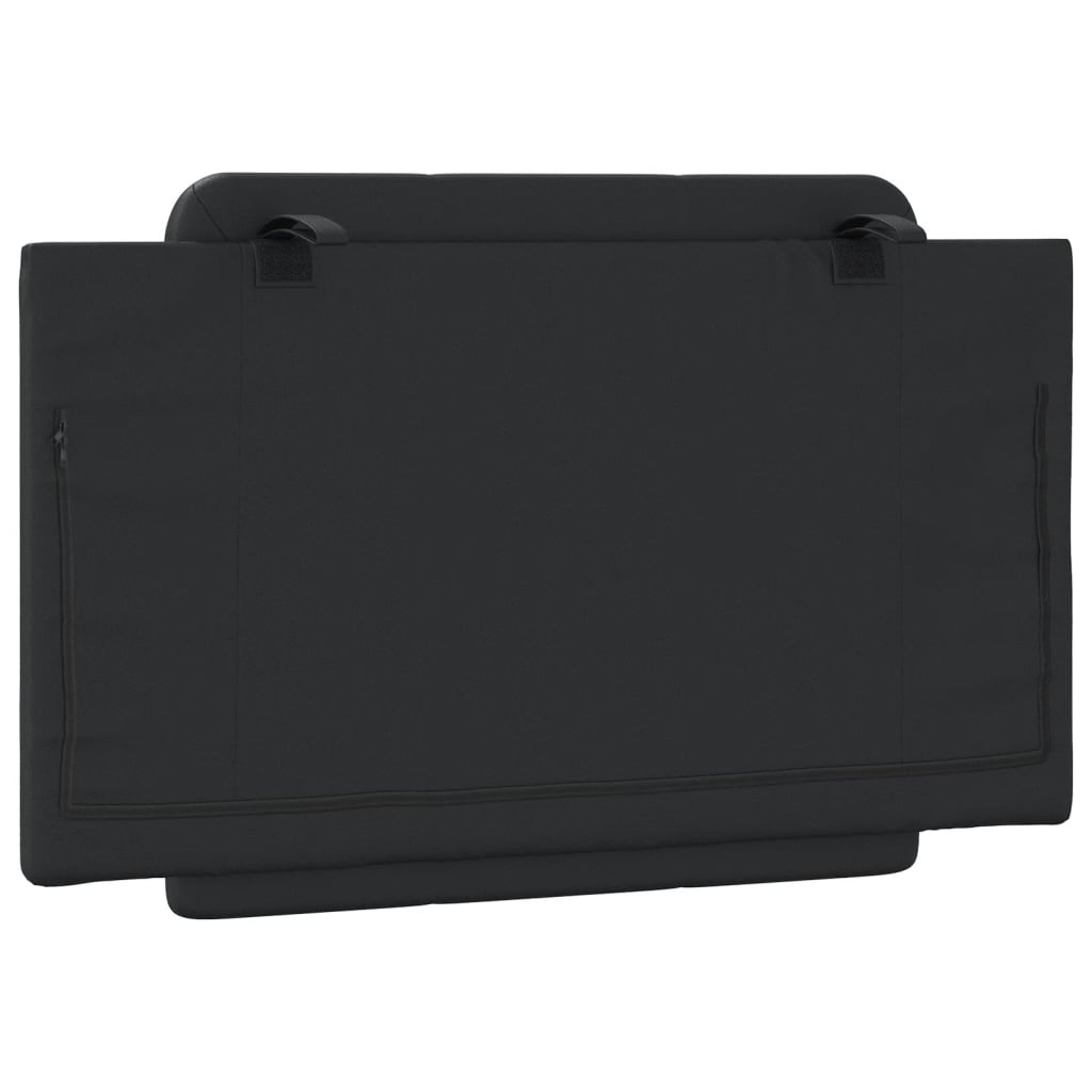 Vidaxl Headboard Cushion, Black, 80 Cm, Faux Leather
