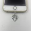1pc Alloy Wing Phone Charm, Universal Dust Plug Pendant for IPhone/Type-C Devices, Beautiful Mobile Phone Accessories, Mobile Phone Decorations