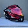 Flip-Up Motorcycle Helmet With Dual Visors ABS Full Face Men Women Scooter Riders