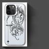 Phone Cover Case for iPhone 17 Pro Max 14 Plus 12 Pro 16 15 13 11 Air Gothic Style Angel Cross