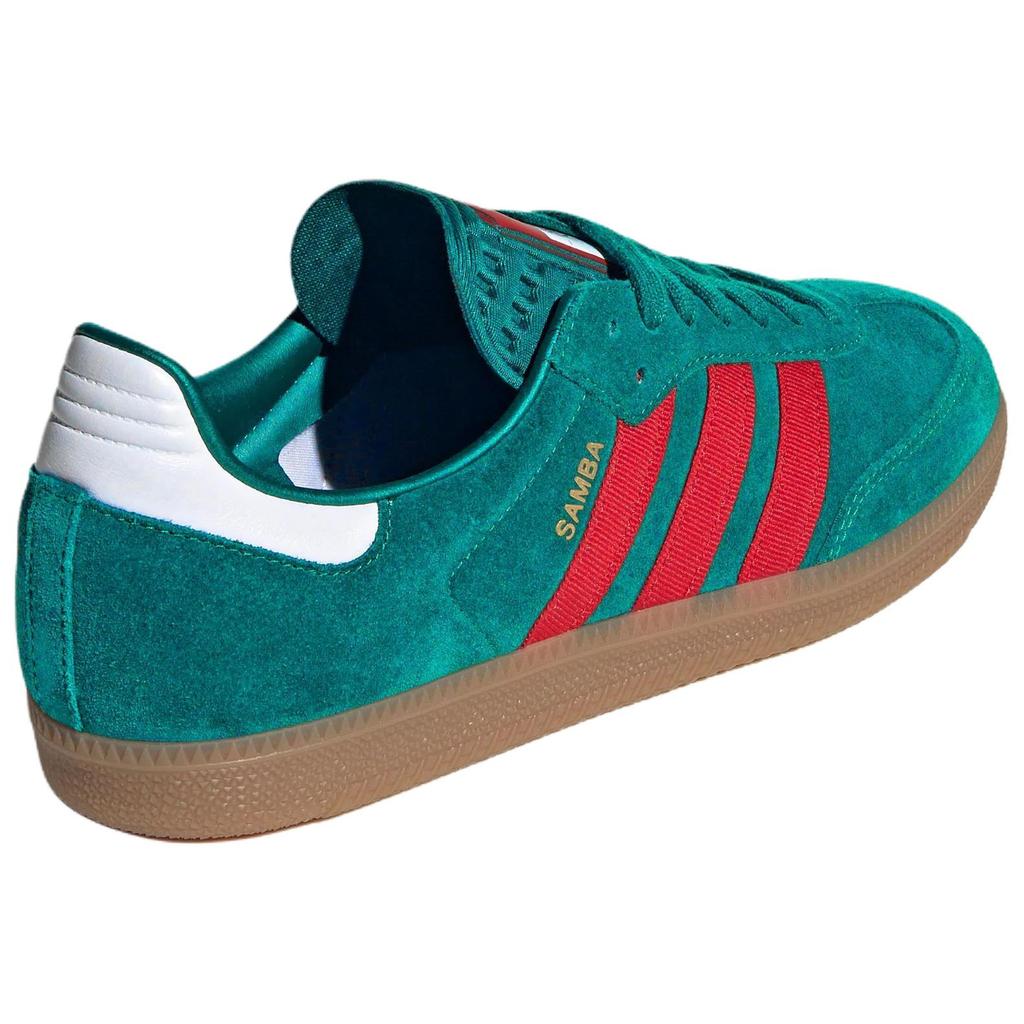 adidas Samba OG Team Tmavě zelené Lepší šarlatové Guma Unisex tenisky IH6829
