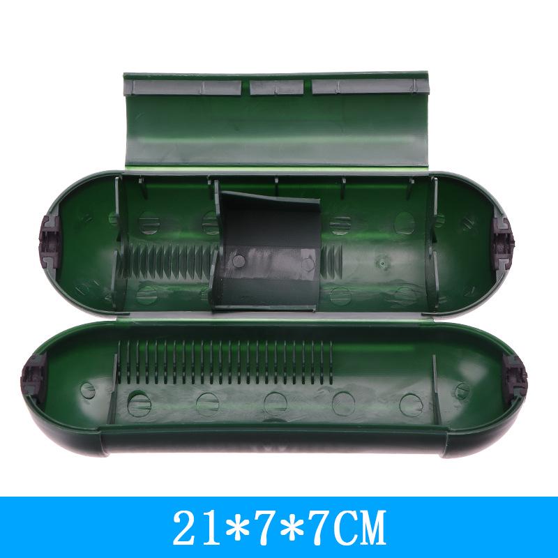 Compact Black Waterproof Junction Box with Upgraded Claws and Mounting Hole for Safe Power Extension