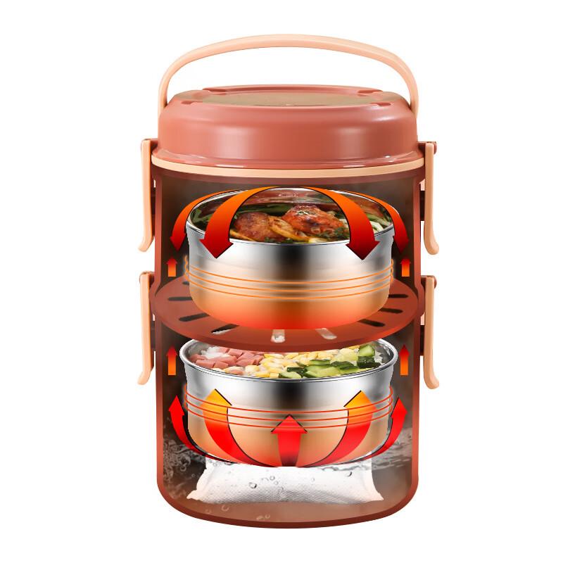 Zhi Shi Portable Self-Heating 304 Stainless Steel Lunch Box