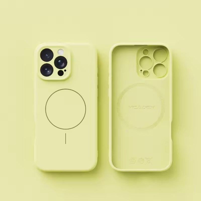 High Quality Liquid Soft Silicone For Magsafe Wireless Charge Magnetic Case For iPhone 17 16 15 14 13 12 11 Pro Max 16E Cover