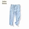 Men's 100% Pure Linen Casual Pants