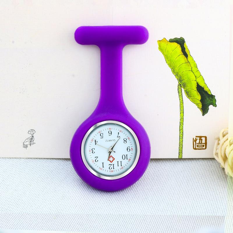 Cute Silicone Bendy Soft Nurse Watch Pocket Tunic Quartz Movement Watch