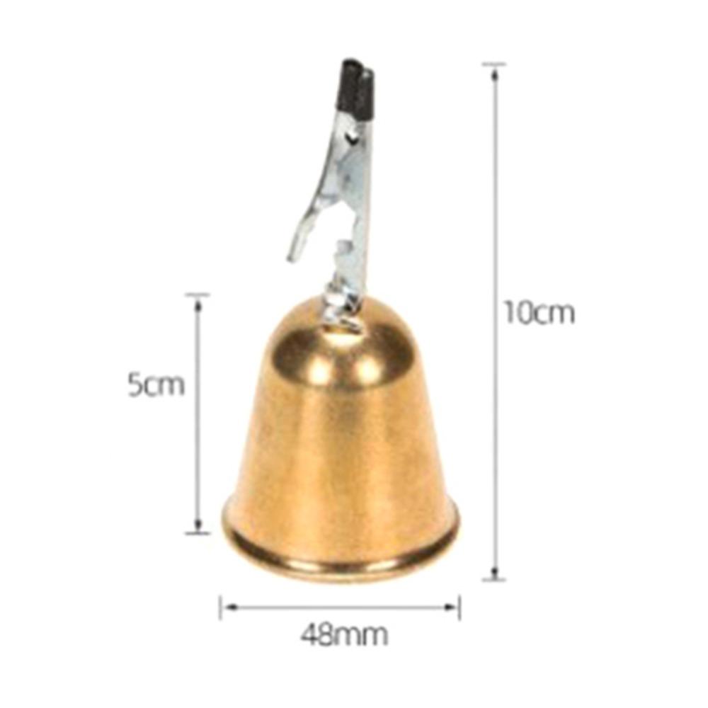 High Quality Iron Copper Fishing Alarm Bells Gold With Clamp Fishing Indicators Fishing Tools Fishing Accessories