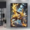 Classic Anime Character Pictures Pokemon Arceus Canvas Painting Wall Art Poster Home Children's Bedroom Decor Friends Gifts