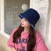 Denim Bucket Hat Cotton Reversible Fisherman Hat Fashion Fishing Sun Hat