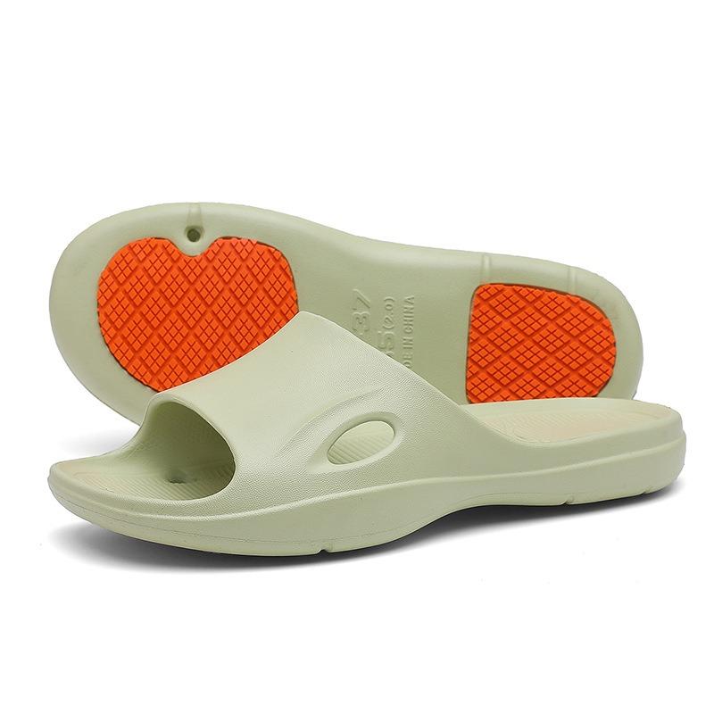 New EVA bow design non-slip bottom sandals outside slippers men and women home non-slip elderly pregnant women anti-fall