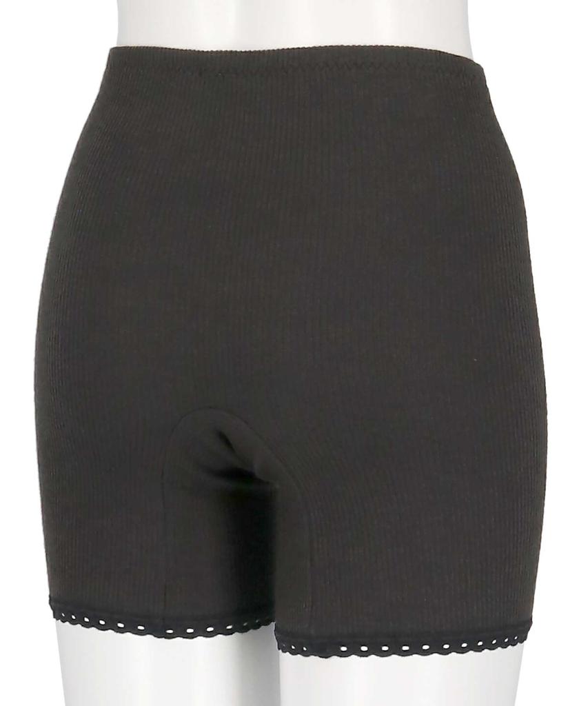 Amphi Warm Lightweight Ribbed BL Women's Innerwear, Material, 3/4 Length, UWF659,