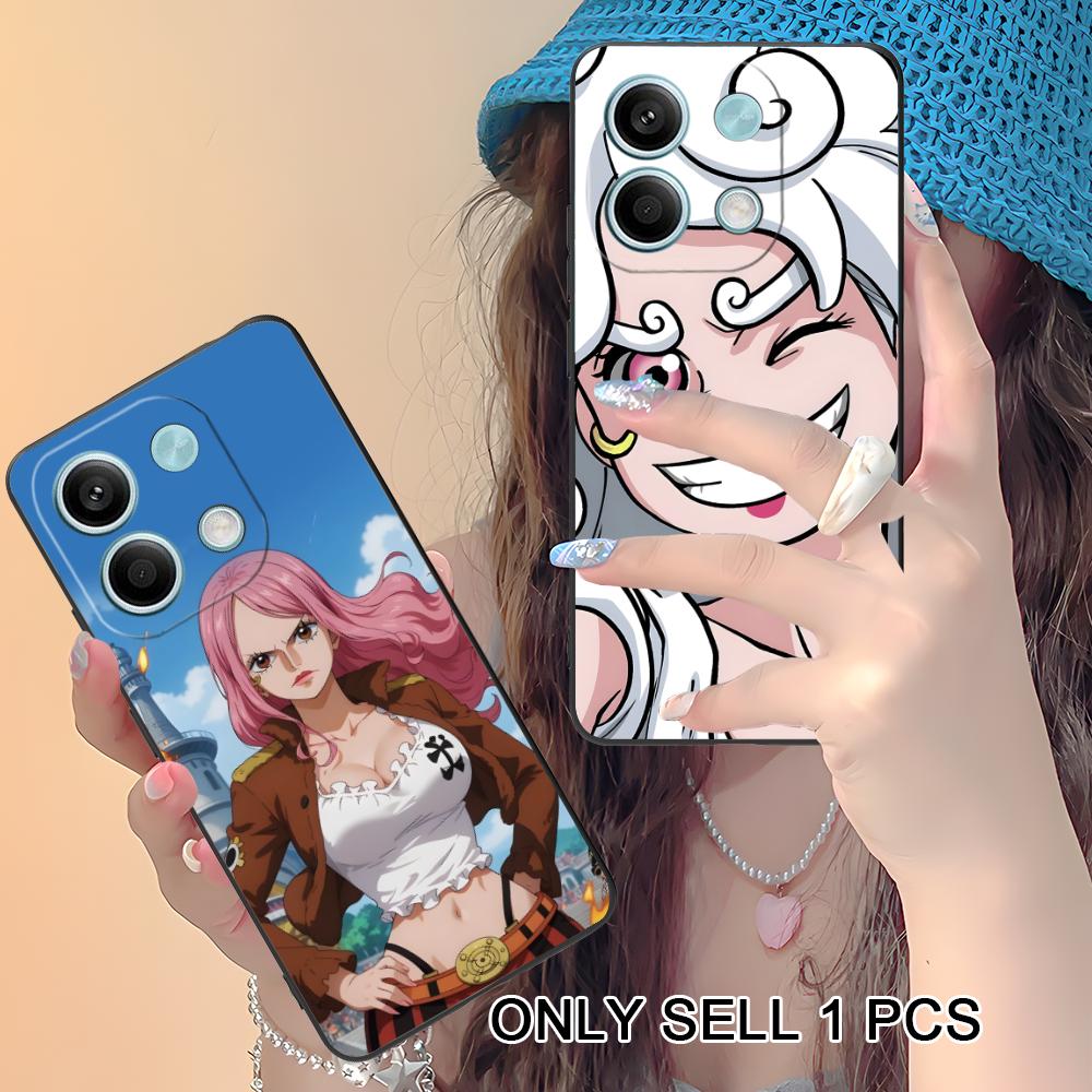 Jewelry Bonney Phone Case for Xiaomi Redmi Note 14 13 12 11 S Pro Plus 4G 5G Soft TPU Shockproof Cover