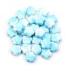 30pcs/lot Flower Shape Acrylic Beads Dual Color Big Hole Loose Spacer Beads For Jewelry Making DIY Fashion Bracelet Phone Chains